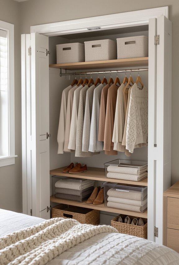 maximize closet storage efficiency