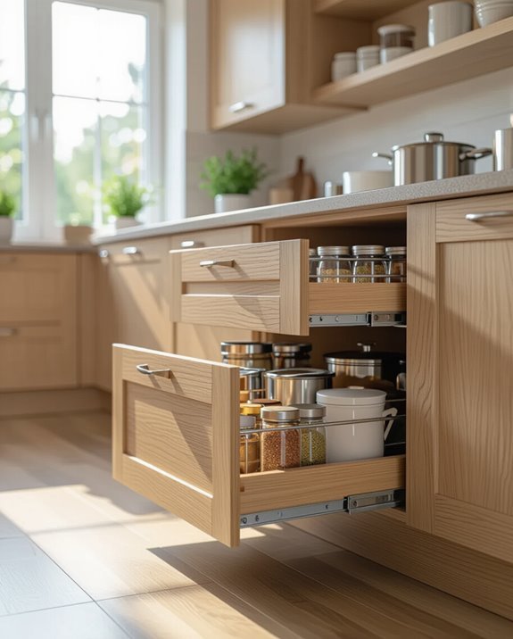 maximize corner cabinet storage