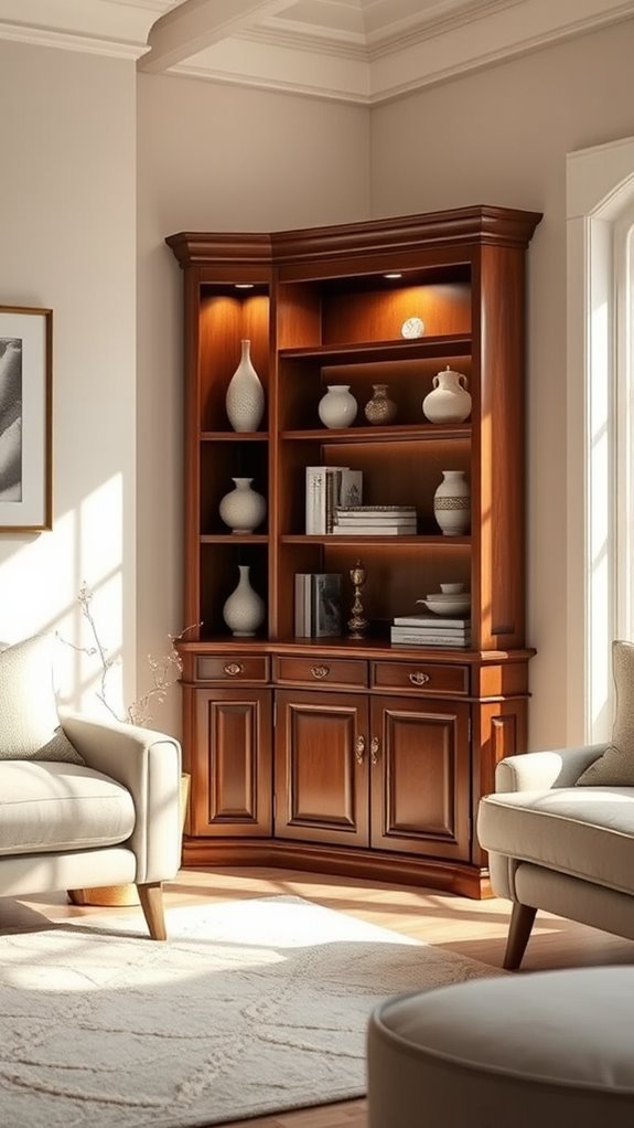 maximize corner space stylishly