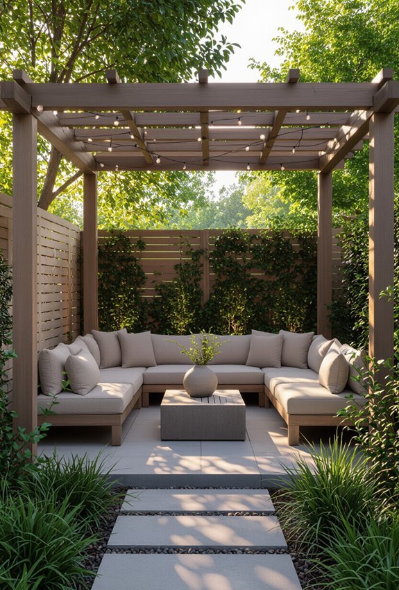 maximize cozy vertical pergola patios