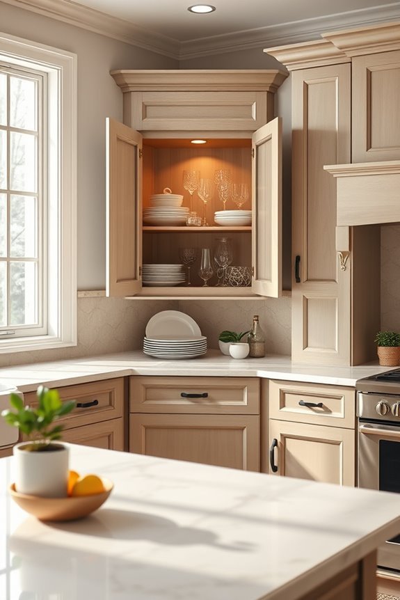 maximize kitchen corner storage