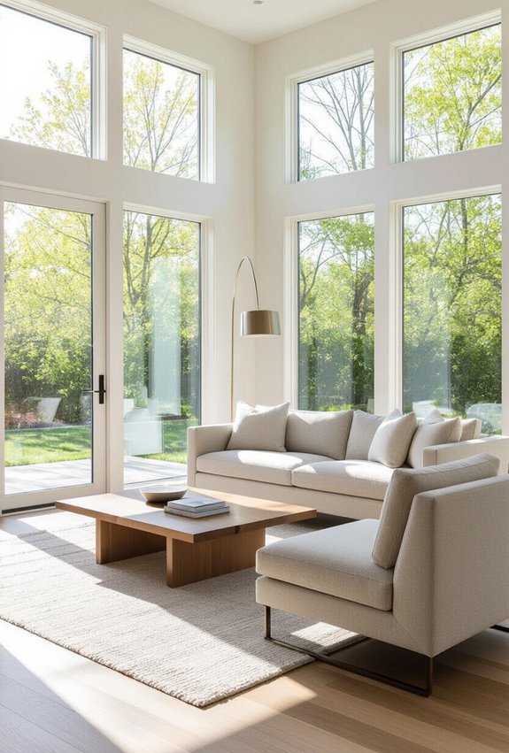 maximize natural light with curtains
