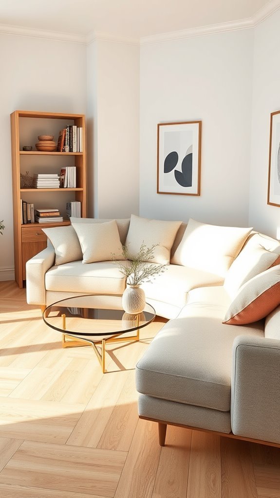 maximize seating in corners