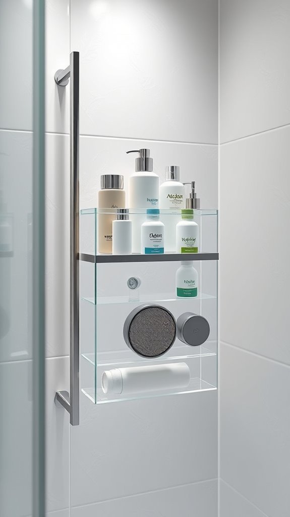 maximize shower space efficiently