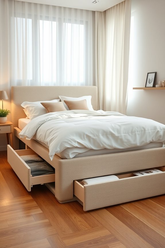 maximize small bedroom space