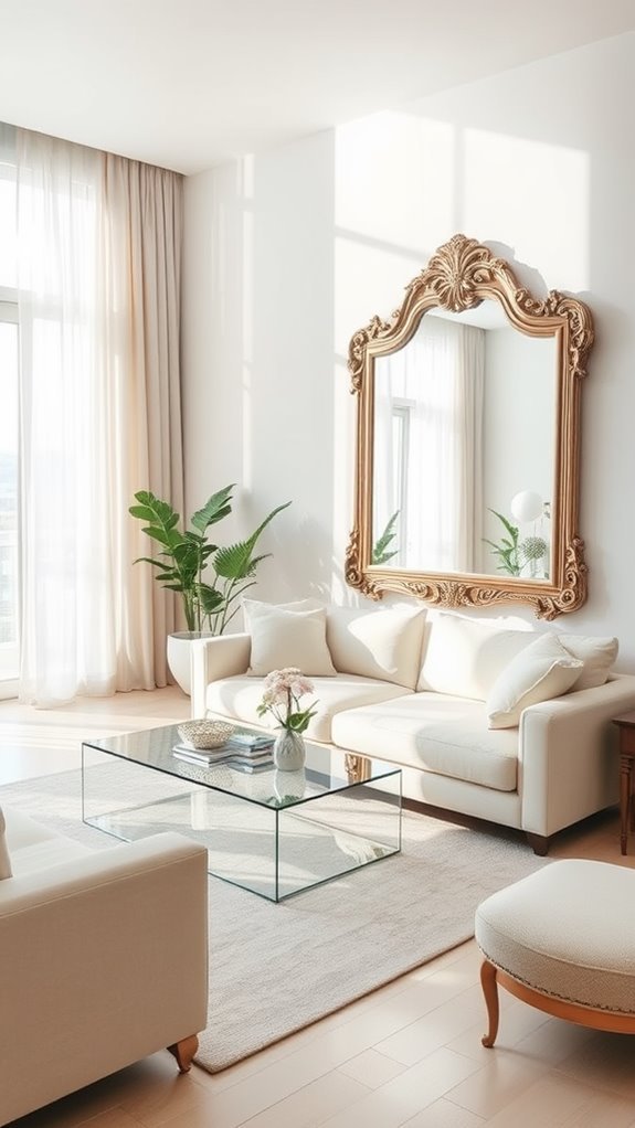 maximize space with mirrors