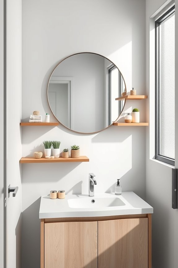 maximize space with mirrors
