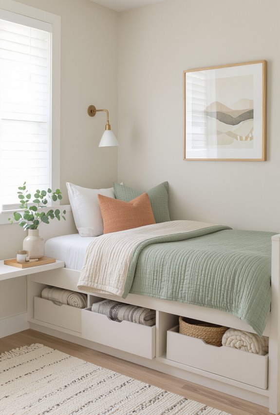 maximize space with multifunctional furniture