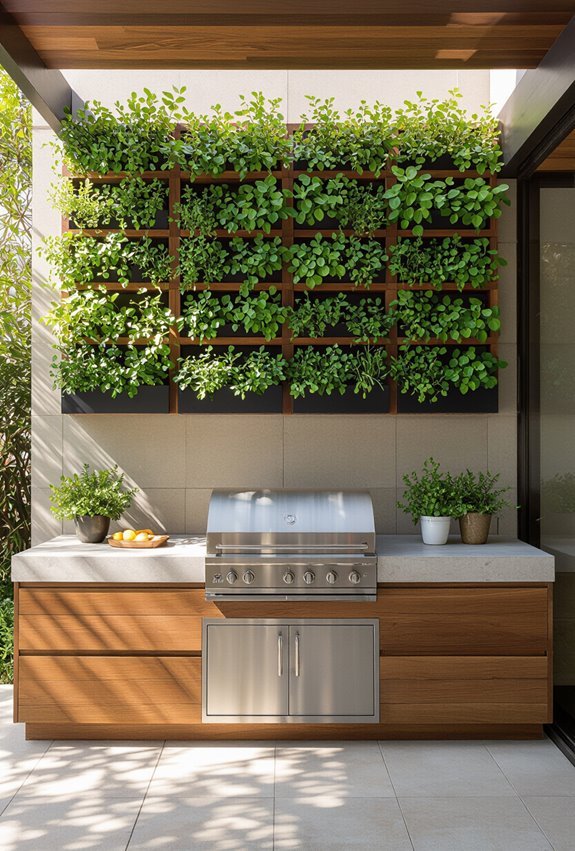 maximize space with vertical gardens