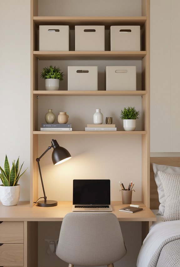 maximize space with vertical storage