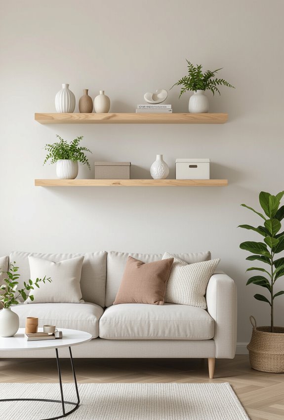 maximize storage with wall mounted