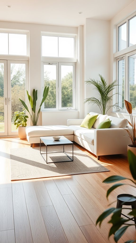 maximize sunlight in interiors