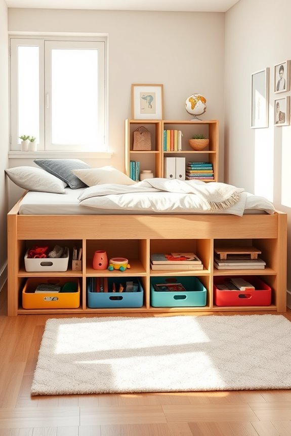 maximize under bed storage space