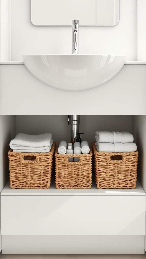 maximize under sink storage efficiency