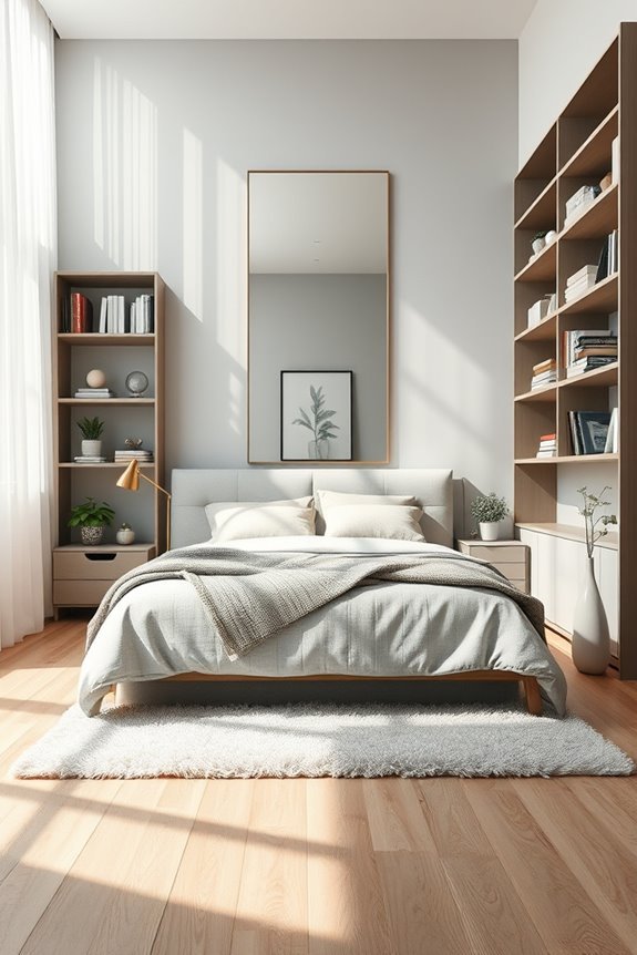 maximize vertical bedroom space