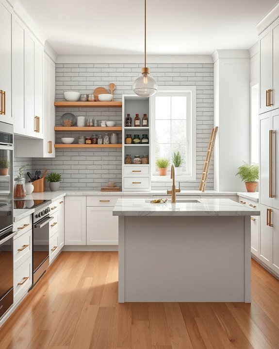 maximize vertical kitchen space