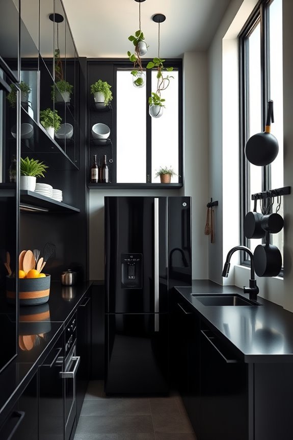 maximize vertical kitchen storage
