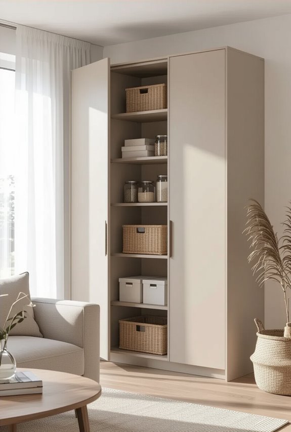 maximize vertical storage space