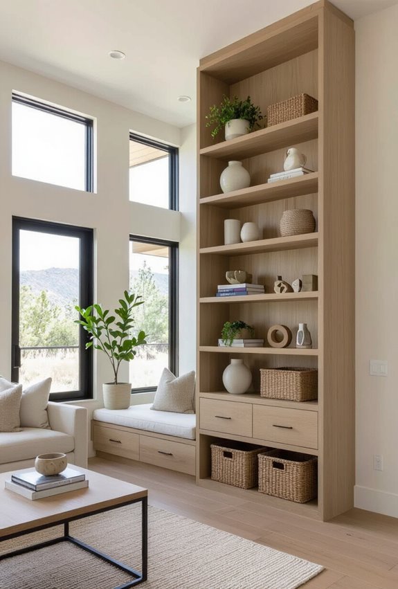 maximize vertical storage stylishly