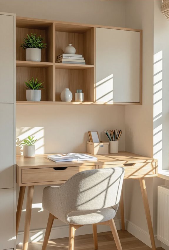 maximize workspace with vertical storage