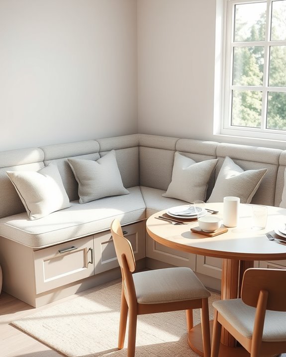 maximized seating and storage