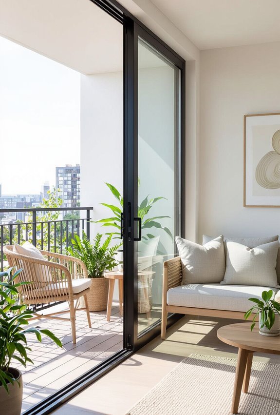 maximizing daylight with sliding glass