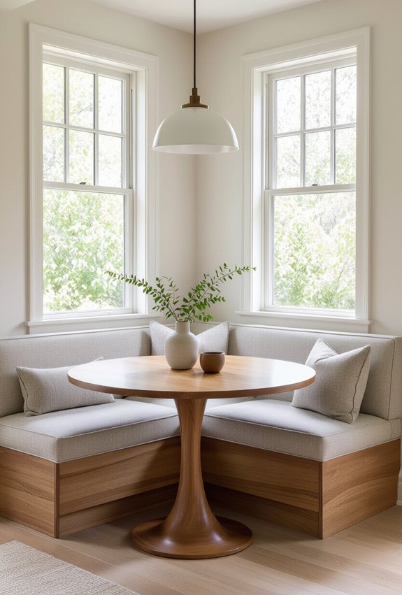 maximizing odd corner banquette seating