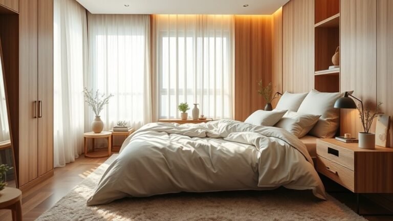 maximizing space with king bed