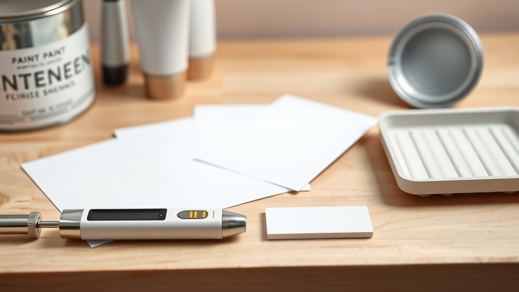 measuring and labeling paint sheen