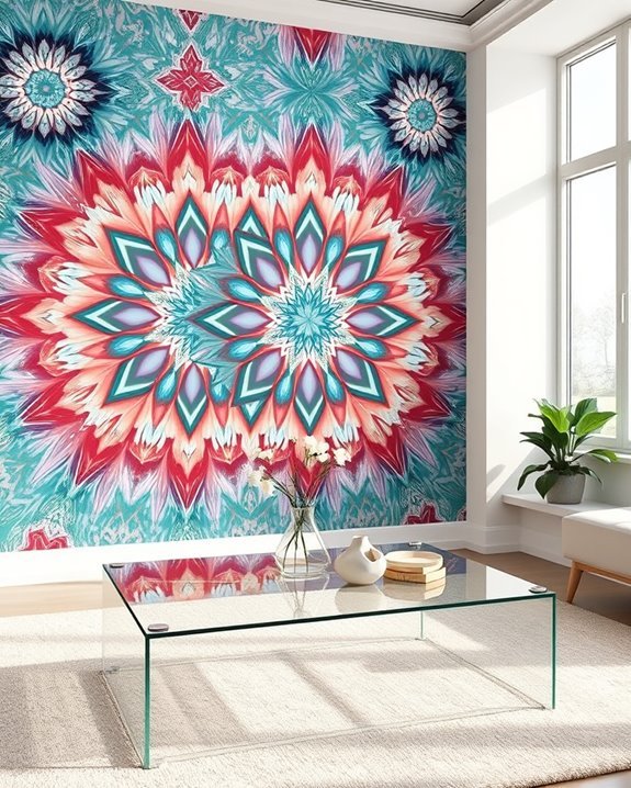mesmerizing vibrant wall designs