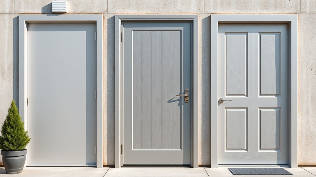 metal door painting options