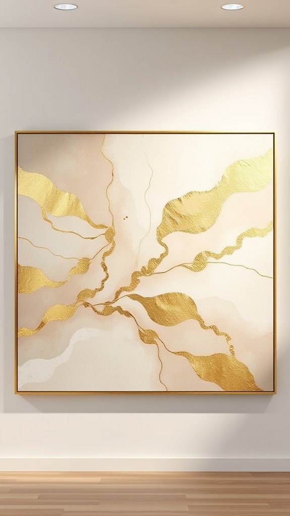 metallic elegance enhances decor