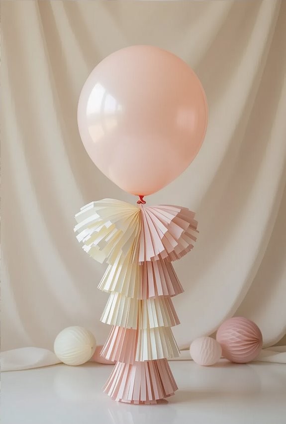 metallic tassels and ombre fringe