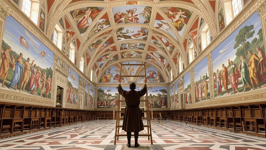 michelangelo s monumental frescoes redefined
