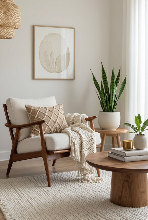 mid century boho cohesive layering