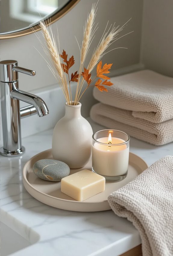 mini fall vanity tray