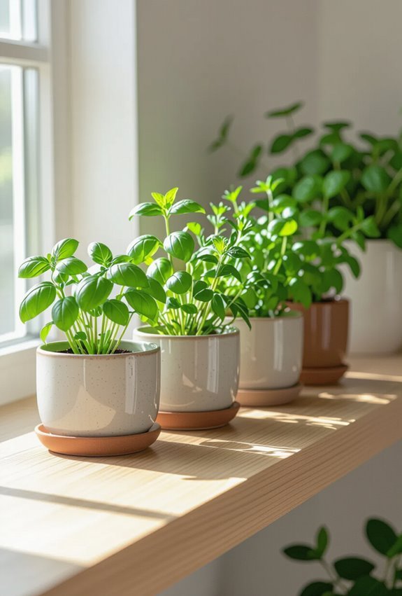 mini indoor herb garden