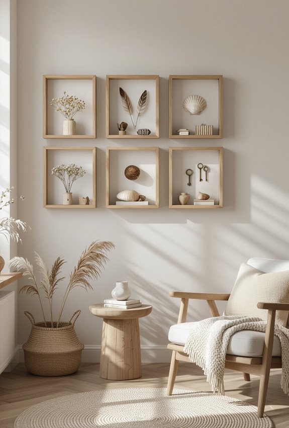 miniature themed shadow box gallery