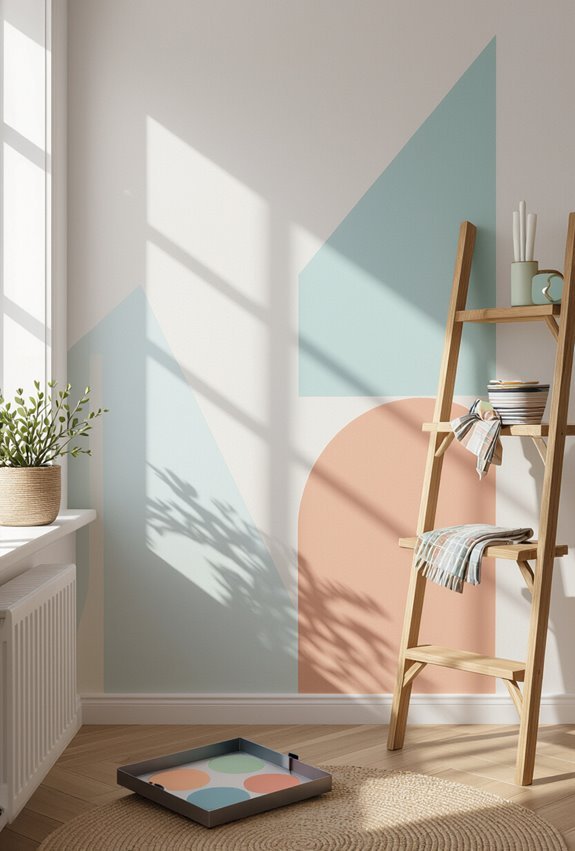 minimal geometric wall art