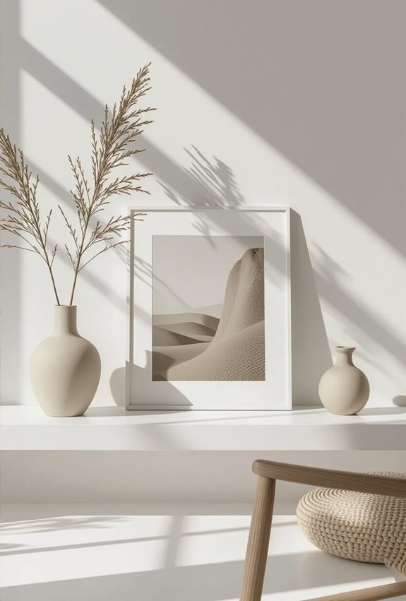 minimal prints ample white