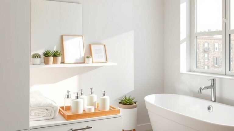 minimalist bathroom organization tips