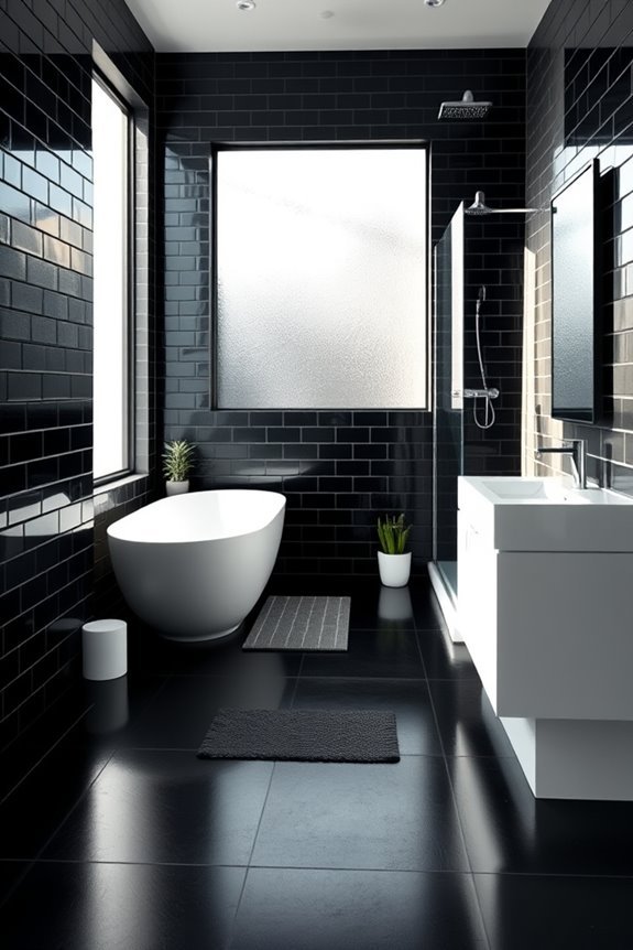 minimalist chic bathroom design
