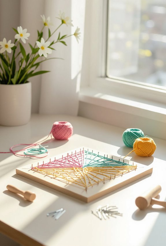 minimalist diy string art