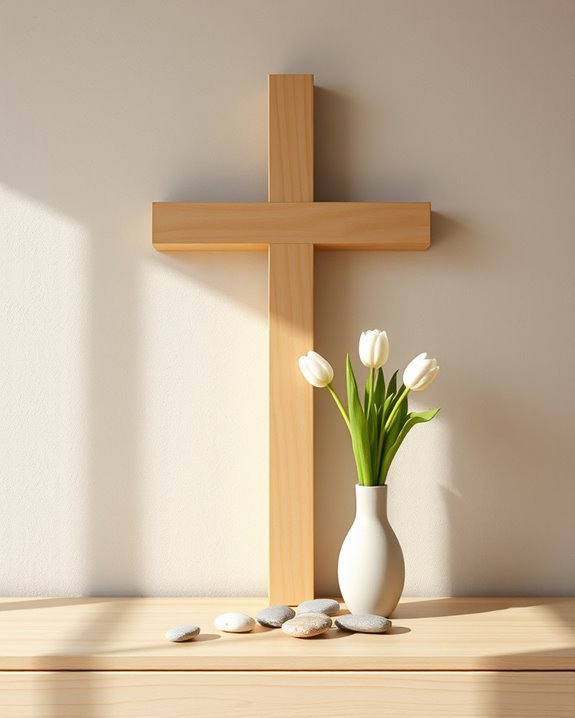 minimalist easter wall decor