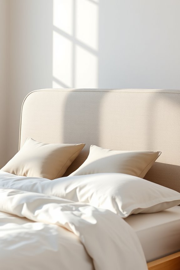 minimalist ergonomic upholstered backrest