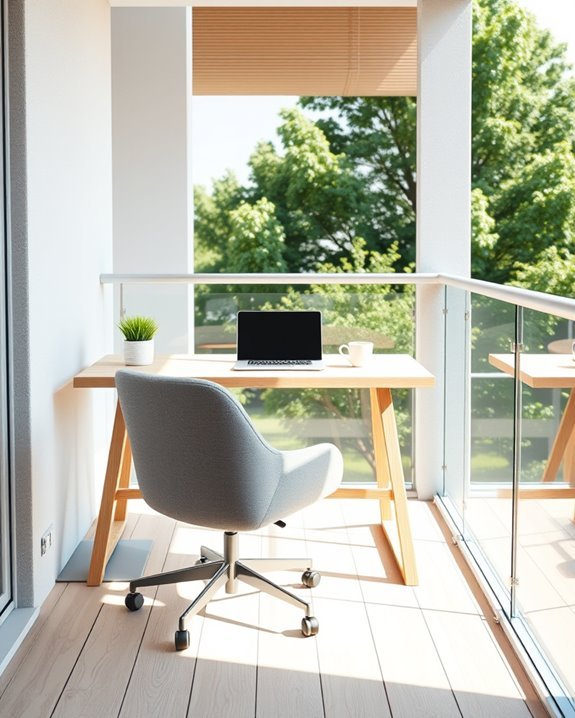 minimalist focused study oasis