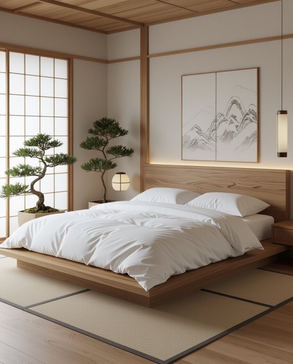 minimalist functionality for bedrooms