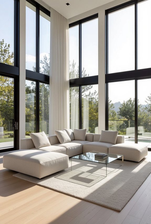 minimalist furniture for spaciousness