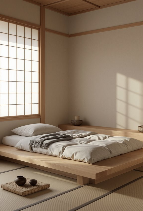 minimalist japanese bedroom makeover