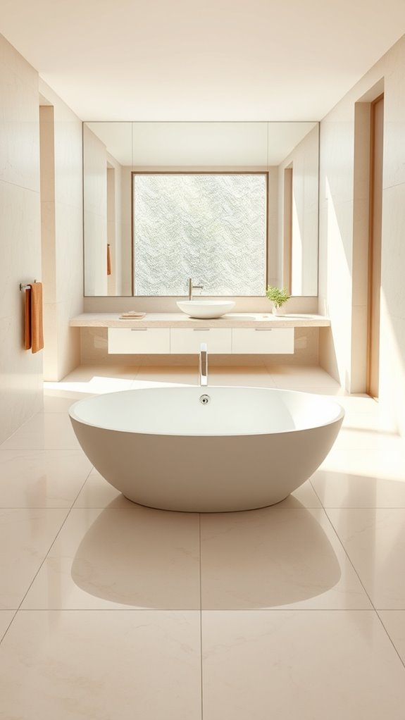 minimalist large tile designs